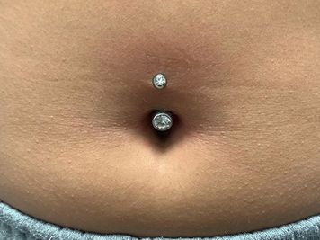 belly button piercing diamond jewelry