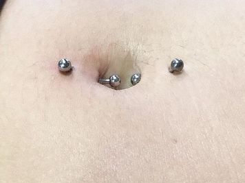 belly button piercing new style