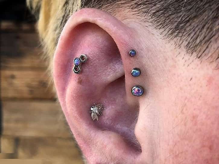 best ear triple jewelry