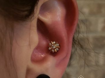 conch piercing ear