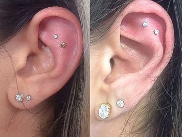 double cartilage piercing best jewelry