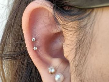 double cartilage piercing ideas