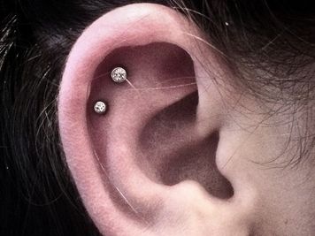 double cartilage piercing jewellery ideas