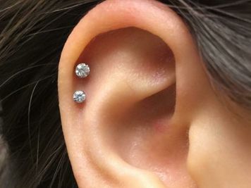 double cartilage piercing price