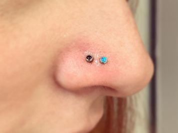 double nose piercing best jewelry