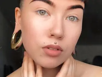 double nostril and philtrum piercing