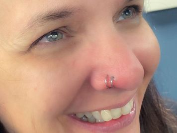 double nostril piercing healing time