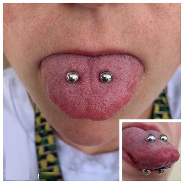double tongue piercing jewelry ideas