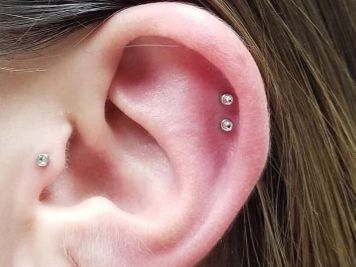 earrings double cartilage piercing