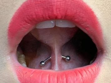 frenulum jewelry tongue