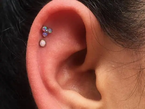 how much does double helix piercing hurt