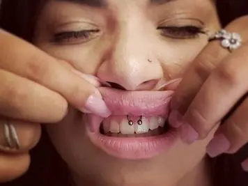 how to care for a smiley piercing