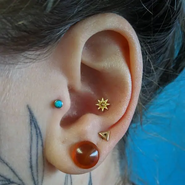 inner conch piercing star jewelry