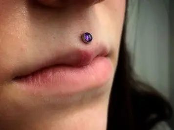 medusa lip piercing image