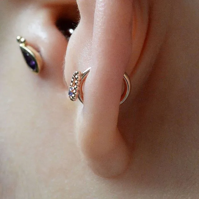 orbital ear piercing