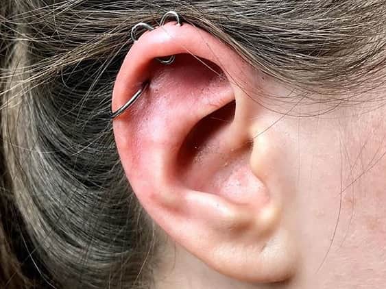 orbital ear piercing heal