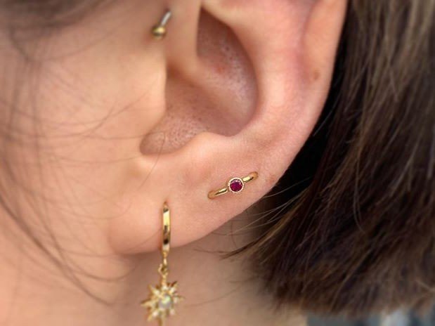 orbital piercing ear