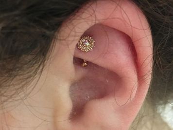rook piercing gold jewelry