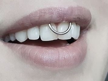 lip frenulum piercing jewelry ideas