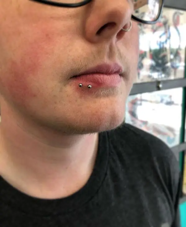spider bite piercing on guys