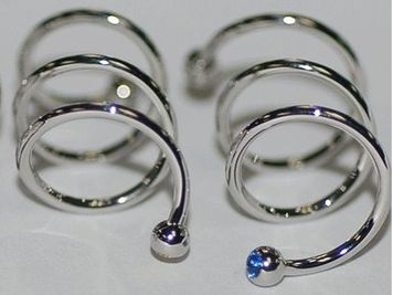 spiral ear jewelry