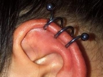 spiral ear piercing cost