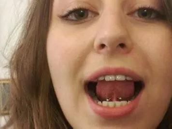 tongue frenulum piercing