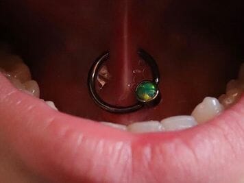 tongue web piercing risks