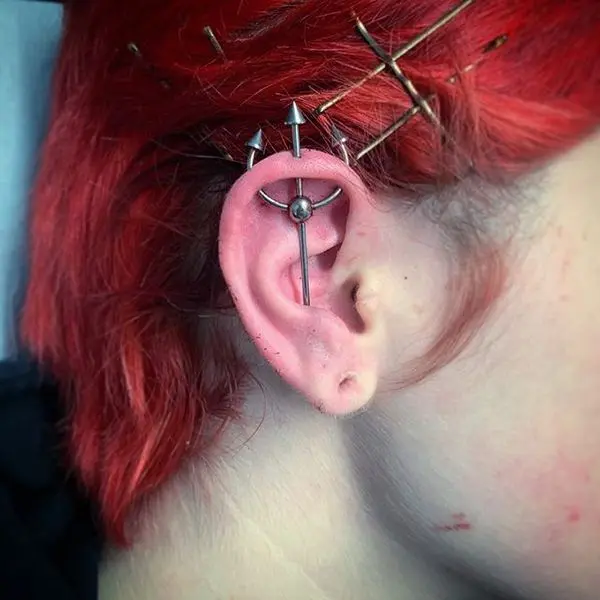 trident ear piercing