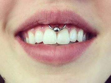 upper lip frenulum piercing jewelry