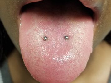 venom tongue piercing mini jewelry